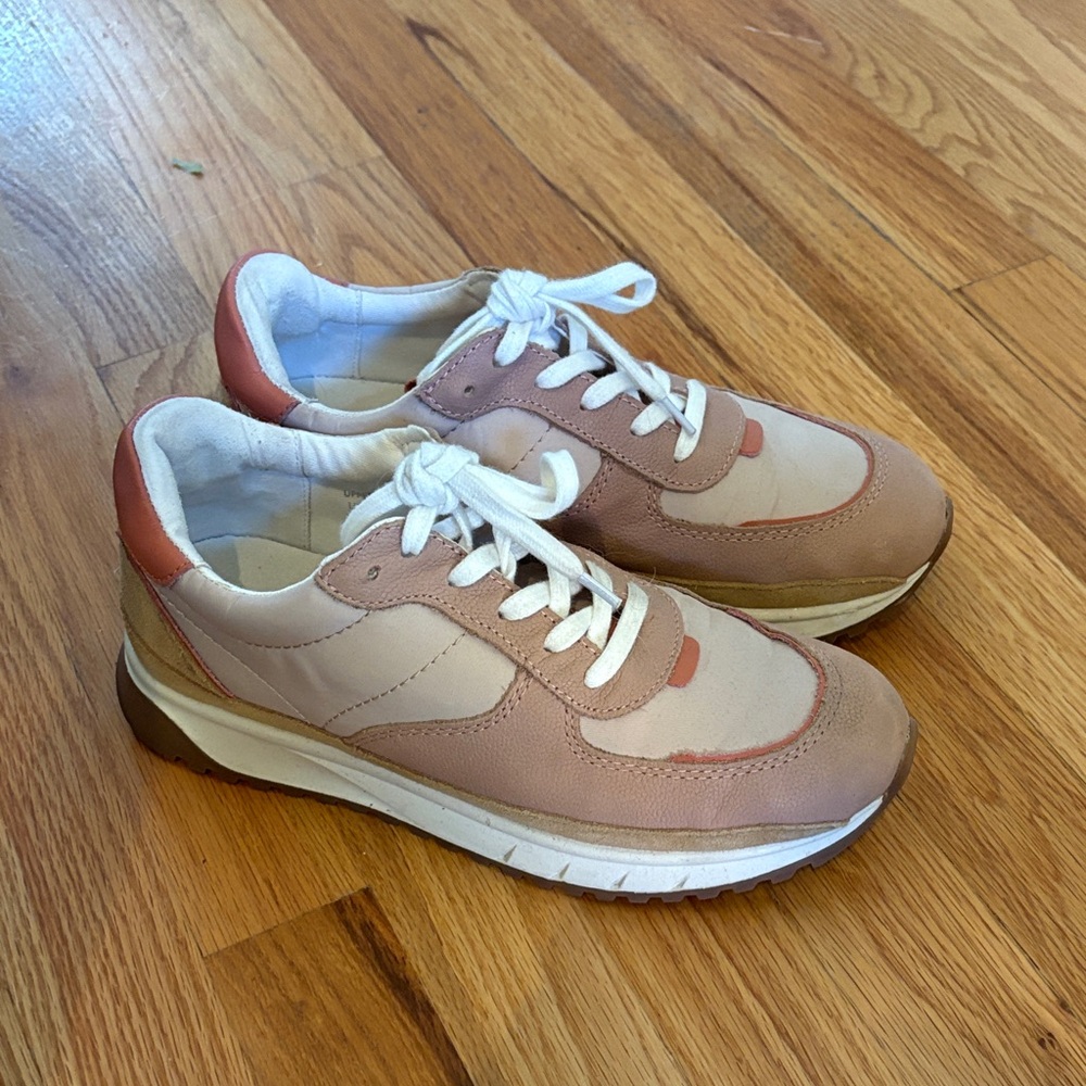 Madewell Tan and Cream Women's Sneakers